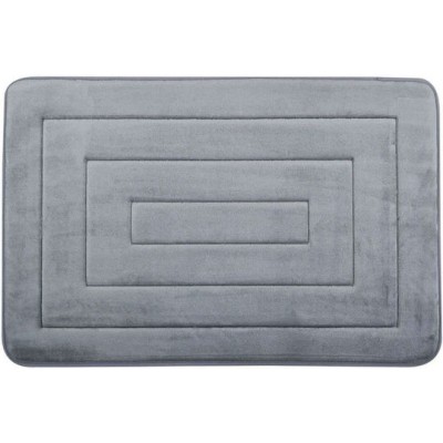 ΠΑΤΑΚΙ ΜΠΑΝΙΟΥ MEMORY FOAM ΓΚΡΙ ΜΕ SBR 50x80εκ. Ankor