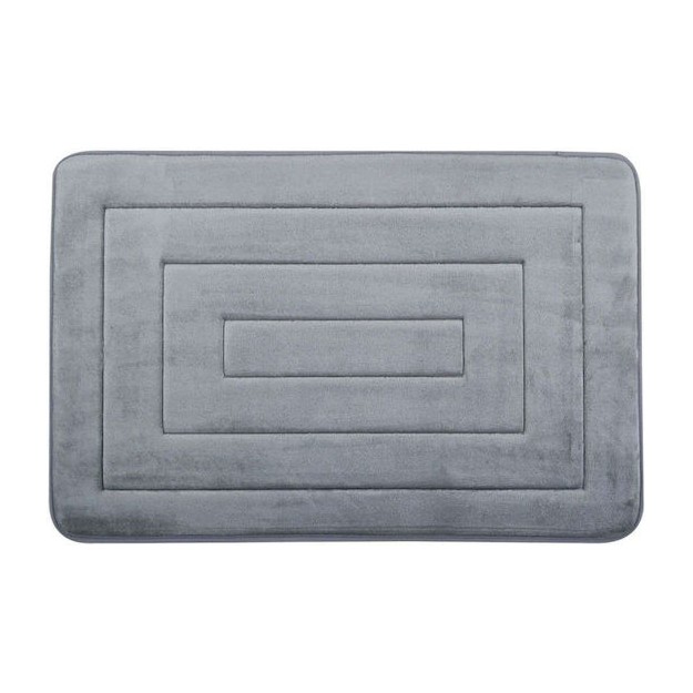ΠΑΤΑΚΙ ΜΠΑΝΙΟΥ MEMORY FOAM ΓΚΡΙ ΜΕ SBR 50x80εκ. Ankor