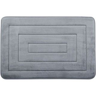 ΠΑΤΑΚΙ ΜΠΑΝΙΟΥ MEMORY FOAM ΓΚΡΙ ΜΕ SBR 50x80εκ. Ankor