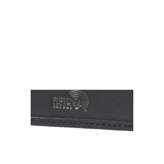Lavor Δερμάτινο Ανδρικό Πορτοφόλι Καρτών με RFID Μαύρο