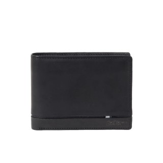 Lavor Δερμάτινο Ανδρικό Πορτοφόλι Καρτών με RFID Μαύρο