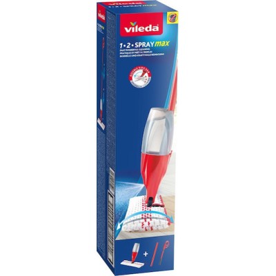 Vileda SprayMax 1-2 Σφουγγαρίστρα-Παρκετέζα με Σπρέι Ψεκασμού και Μικροίνες