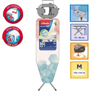 Vileda Perfect 2 in1 Σιδερώστρα για Σίδερο Ατμού Σπαστή 122x44x76cm