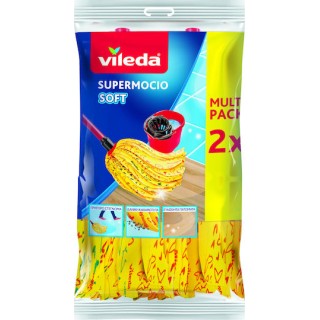 Vileda Supermocio Soft Σφουγγαρίστρα 2τμχ