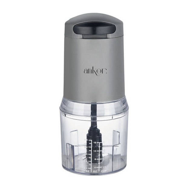 Πολυκόπτης Multi 260W με Δοχείο 500ml Γκρι Ankor