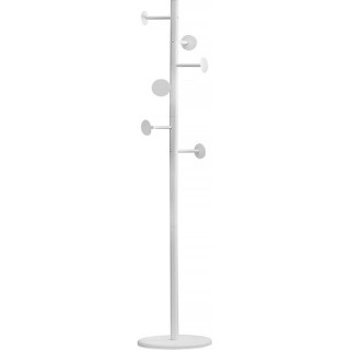 Καλόγερος Μεταλλικός Λευκός 38x38x181cm Ankor