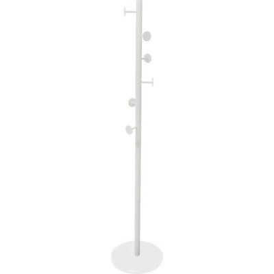 Καλόγερος Μεταλλικός Λευκός 38x38x181cm Ankor