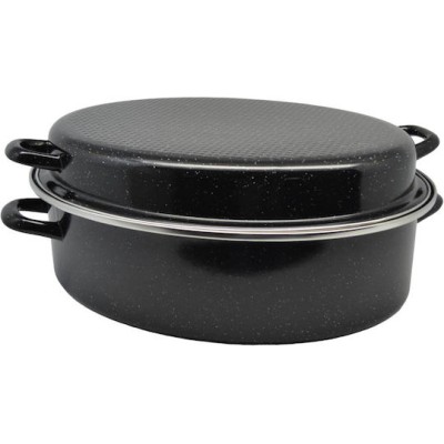 Γάστρα Οβάλ με Σχάρα 42x32cm Ankor