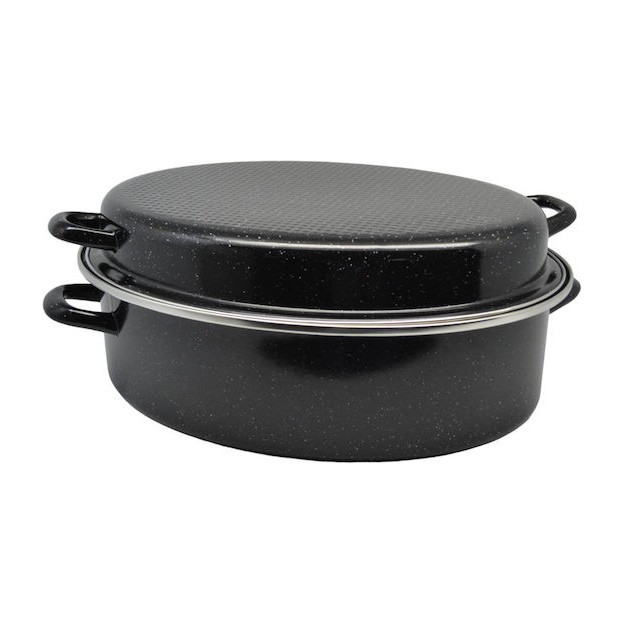 Γάστρα Οβάλ με Σχάρα 42x32cm Ankor
