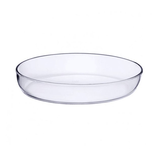 ΠΥΡΙΜΑΧΟ ΤΑΨΙ ΓΥΑΛΙΝΟ ΣΤΡΟΓΓΥΛΟ 2,95lt 32x32x5εκ. ANKOR