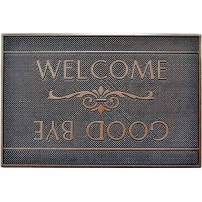 Πατάκι Εισόδου από Καουτσούκ Welcome - Goodbye Καφέ-Χάλκινο 60x40εκ.Ankor