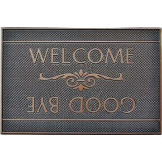 Πατάκι Εισόδου από Καουτσούκ Welcome - Goodbye Καφέ-Χάλκινο 60x40εκ.Ankor