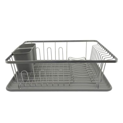 ΠΙΑΤΟΘΗΚΗ ΑΣΗΜΙ ΓΚΡΙ 43x32x14,5εκ.ANKOR