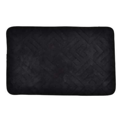 ΠΑΤΑΚΙ ΜΠΑΝΙΟΥ MEMORY FOAM ΣΕ ΜΑΥΡΟ ΧΡΩΜΑ ΜΕ PVC ΠΛΑΤΗ 50x80εκ.ANKOR