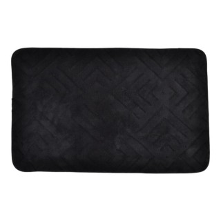 ΠΑΤΑΚΙ ΜΠΑΝΙΟΥ MEMORY FOAM ΣΕ ΜΑΥΡΟ ΧΡΩΜΑ ΜΕ PVC ΠΛΑΤΗ 50x80εκ.ANKOR