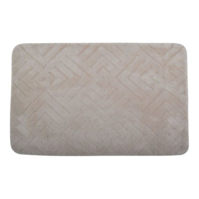 ΠΑΤΑΚΙ ΜΠΑΝΙΟΥ MEMORY FOAM ΣΕ ΜΠΕΖ ΧΡΩΜΑ ΜΕ PVC ΠΛΑΤΗ 50x80εκ.ANKOR