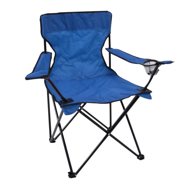 ΚΑΡΕΚΛΑ CAMPING ΠΤΥΣΣΟΜΕΝΗ ΜΠΛΕ 82x50x80εκ.ANKOR