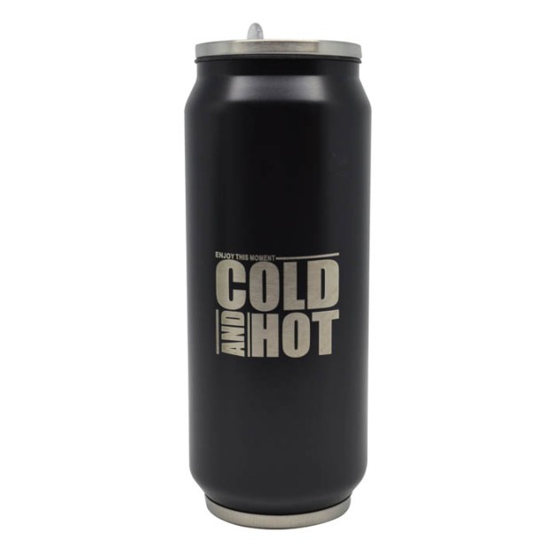 ΠΟΤΗΡΙ ΘΕΡΜΟΣ INOX ΜΑΥΡΟ COLD AND HOT 500ml ANKOR