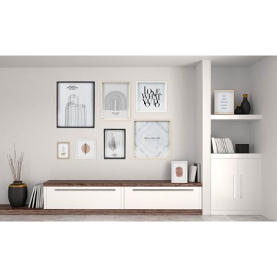 ΚΟΡΝΙΖΑ ΞΥΛΙΝΗ 50x70εκ.ΚΑΦΕ ANKOR