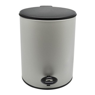 ΚΑΛΑΘΙ ΜΠΑΝΙΟΥ 5lt INOX ΓΚΡΙ SOFT CLOSE ANKOR