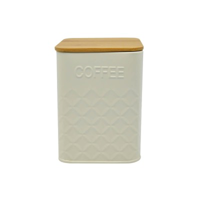 ΒΑΖΟ ΜΕΤΑΛΛΙΚΟ ΜΠΕΖ COFFEE ΜΕ ΜΠΑΜΠΟΥ ΚΑΠΑΚΙ 10x10x13,5εκ. ANKOR