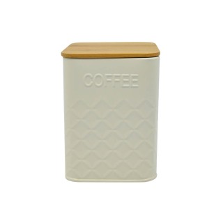 ΒΑΖΟ ΜΕΤΑΛΛΙΚΟ ΜΠΕΖ COFFEE ΜΕ ΜΠΑΜΠΟΥ ΚΑΠΑΚΙ 10x10x13,5εκ. ANKOR