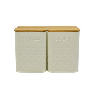 ΒΑΖΟ ΜΕΤΑΛΛΙΚΟ ΜΠΕΖ COFFEE ΜΕ ΜΠΑΜΠΟΥ ΚΑΠΑΚΙ 10x10x13,5εκ. ANKOR