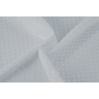 ΚΟΥΡΤΙΝΑ ΠΟΛΥΕΣΤΕΡΙΚΗ 180x200εκ 115gsm ΜΕ 12 ΚΡΙΚΟΥΣ ΣΕ ΓΚΡΙ ΧΡΩΜΑ ANKOR