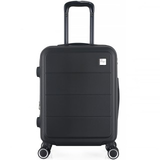 ΒΑΛΙΤΣΑ ΚΑΜΠΙΝΑΣ ANKOR ABS 37x27x55εκ. ΜΕ ΕΠΕΚΤΑΣΗ ΚΑΙ 4 ΡΟΔΕΣ ΜΑΥΡΗ