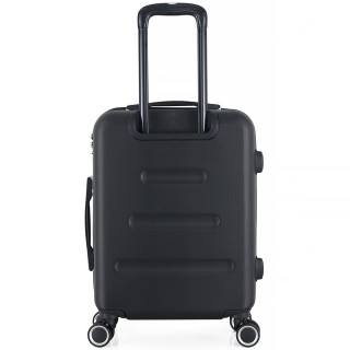 ΒΑΛΙΤΣΑ ΚΑΜΠΙΝΑΣ ANKOR ABS 37x27x55εκ. ΜΕ ΕΠΕΚΤΑΣΗ ΚΑΙ 4 ΡΟΔΕΣ ΜΑΥΡΗ