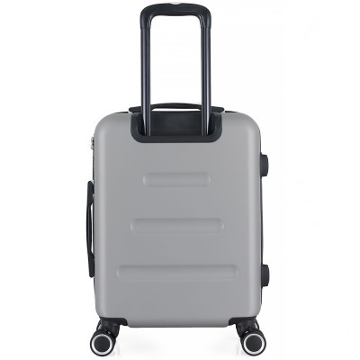 ΒΑΛΙΤΣΑ ΚΑΜΠΙΝΑΣ ANKOR ABS 37x27x55εκ. ΜΕ ΕΠΕΚΤΑΣΗ ΚΑΙ 4 ΡΟΔΕΣ ΓΚΡΙ ΑΣΗΜΙ