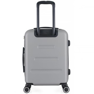 ΒΑΛΙΤΣΑ ΚΑΜΠΙΝΑΣ ANKOR ABS 37x27x55εκ. ΜΕ ΕΠΕΚΤΑΣΗ ΚΑΙ 4 ΡΟΔΕΣ ΓΚΡΙ ΑΣΗΜΙ