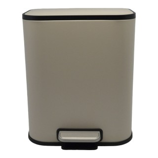 ΚΑΛΑΘΙ ΜΠΑΝΙΟΥ SOUL 5lt SOFT CLOSE ΜΕΤΑΛΛΙΚΟ TAUPE ΜΑΤ ANKOR