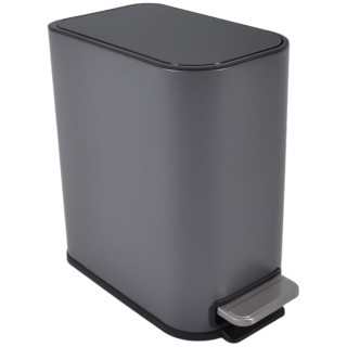 ΚΑΛΑΘΙ ΜΠΑΝΙΟΥ BELLO 5lt SOFT CLOSE SLIM  ΜΕΤΑΛΛΙΚΟ ΓΚΡΙ ΜΑΤ ANKOR