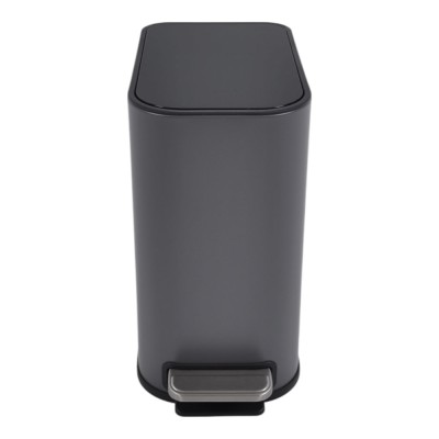 ΚΑΛΑΘΙ ΜΠΑΝΙΟΥ BELLO 5lt SOFT CLOSE SLIM  ΜΕΤΑΛΛΙΚΟ ΓΚΡΙ ΜΑΤ ANKOR