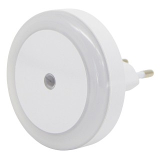 ΦΩΤΑΚΙ ΝΥΚΤΟΣ LED 0,5W ΜΕ ΑΙΣΘΗΤΗΡΑ ΚΑΙ ΘΕΡΜΟ ΦΩΣ 3000K 6x6x6,5εκ. ANKOR