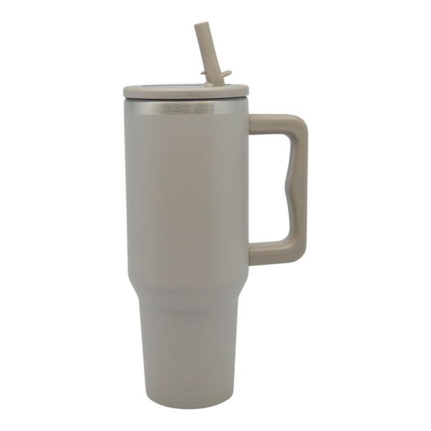 ΠΟΤΗΡΙ ΘΕΡΜΟΣ ΑΝΟΞΕΙΔΩΤΟ 1,2lt ΜΕ ΚΑΛΑΜΑΚΙ TAUPE 9,8x26εκ. ANKOR