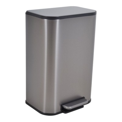 ΚΑΔΟΣ ΑΠΟΡΡΙΜΑΤΩΝ SOUL 12L SOFT CLOSE FINGER PRINT PROOF INOX ΜΑΤ ANKOR