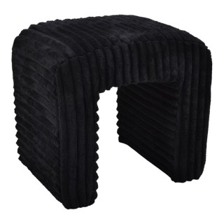 ΣΚΑΜΠΟ ΒΕΛΟΥΔΙΝΟ ΣΕ ΜΑΥΡΟ ΧΡΩΜΑ 43x35x41εκ. ANKOR