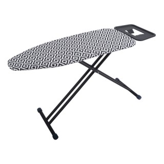 ΣΙΔΕΡΩΣΤΡΑ XL 45x120εκ ΜΑΥΡΗ ΜΑΤ 100% ΒΑΜΒΑΚΕΡΟ ΚΑΛΥΜΜΑ ΥΨΟΣ 71-94εκ. ANKOR