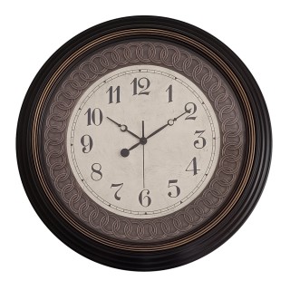 ΡΟΛΟΙ ΤΟΙΧΟΥ ΠΛΑΣΤΙΚΟ ΣΕ ΜΑΥΡΟ VINTAGE ΧΡΩΜΑ 55,8x55,8x5,2εκ.ANKOR