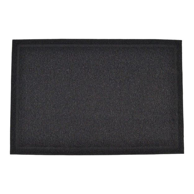 ΠΑΤΑΚΙ ΜΕ ΑΝΤΙΟΛΙΣΘΗΤΙΚΗ ΒΑΣΗ PVC 40x60εκ. ΜΑΥΡΟ ANKOR