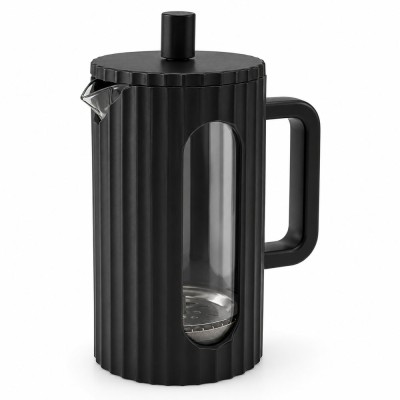 ΚΑΦΕΤΙΕΡΑ ΓΑΛΛΙΚΟΥ ΧΕΙΡΟΣ ΜΕ ΠΡΕΣΑ 600ML ΒΟΡΙΟΠΥΡΙΤΙΚΟ ΓΥΑΛΙ ΜΕ ΜΑΥΡΟ PP ΠΕΡΙΒΛΗΜΑ ANKOR