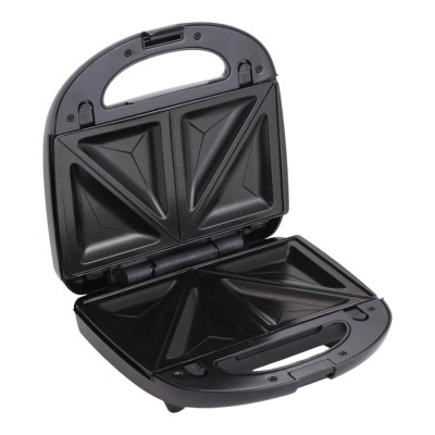 ΤΟΣΤΙΕΡΑ 2 ΣΕ 1 ΜΕ ΑΠΟΣΠΩΜΕΝΕΣ ΠΛΑΚΕΣ GRILL ΚΑΙ SANDWICH INOX ΜΕ ΜΑΥΡΟ ΧΡΩΜΑ 950W ANKOR
