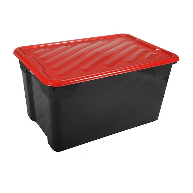 ΚΟΥΤΙ ΑΠΟΘΗΚΕΥΣΗΣ ΠΛΑΣΤΙΚΟ NAK BOX 67 LT ΜΑΥΡΟ 60x40x31cm