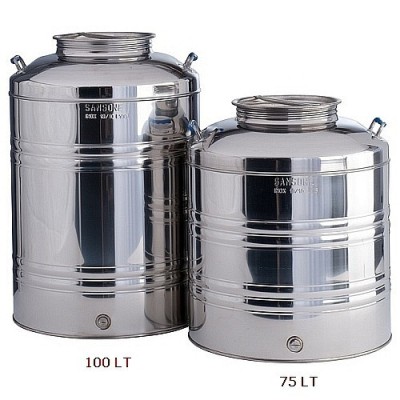 ΔΟΧΕΙΟ ΛΑΔΙΟΥ ΚΡΑΣΙΟΥ ΙΝΟΧ SANSONE | VIOVAS