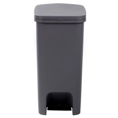 ΚΑΔΟΣ ΑΠΟΡΡΙΜΑΤΩΝ ΜΕ ΠΕΤΑΛ 52L HOMEPLAST ΓΚΡΙ ΑΝΘΡΑΚΙ