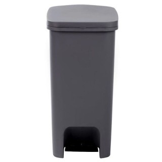 ΚΑΔΟΣ ΑΠΟΡΡΙΜΑΤΩΝ ΜΕ ΠΕΤΑΛ 52L HOMEPLAST ΓΚΡΙ ΑΝΘΡΑΚΙ